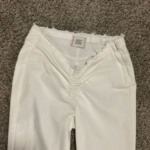 urban outfitters BDG branded ruched dipped V 90’s flare pants